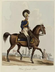 Horse Guards Blue, Uniformstudie des Royal Regiment of Horse Guards, 1820