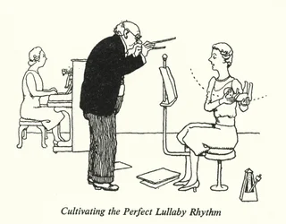 Perfekter Wiegenlied-Rhythmus (Lithografie)