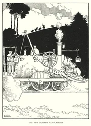 Illustration für Railway Ribaldry von W Heath Robinson