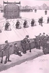 Lachgasangriff, aus "Einige schreckliche Kriegsbilder"