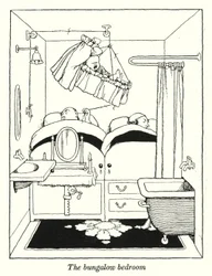 Das Bungalow-Schlafzimmer