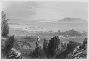 Dublin Bay, von den Kingstown-Steinbrüchen