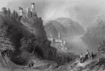 Oberwesel und die Burg Schomberg