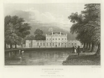 Boreham House, Sitz von Sir J Tyrrell, Essex