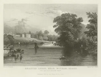 Braxted Lodge, bei Witham, Essex, der Sitz von P. Ducane, Esquire