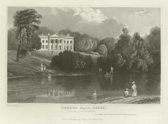 Debden Hall, Essex, der Sitz von Sir Francis Vincent