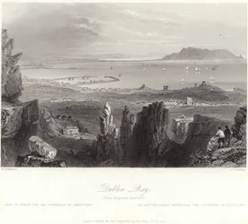 Dublin Bay von den Kingstown-Steinbrüchen