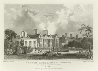 Easton Lodge, nahe Great Dunmow, der Sitz von Viscount Maynard, Essex