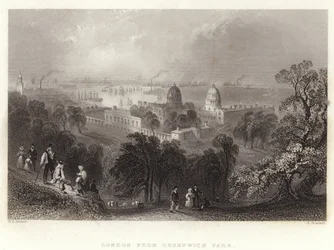 London vom Greenwich Park aus