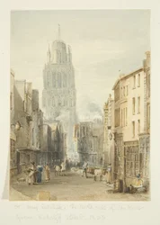 Nordansicht der St. Mary Redcliffe Kirche von der Redcliffe Street