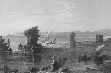 Überreste des Hafens von Tyrus