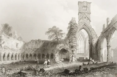 Sligo Abbey, County Sligo, Irland, aus 