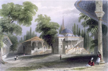 Dritter Hof des Serai Bournou, ca. 1850