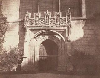 Eine alte Tür, Magdalen College, Oxford