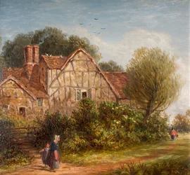 Ein englisches Cottage, 1880