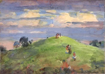 Auf dem Sonnenuntergangshügel
