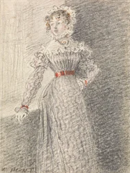 Mädchen mit rotem Gürtel