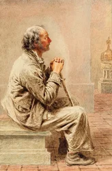 Rustikale Andacht, ca. 1840