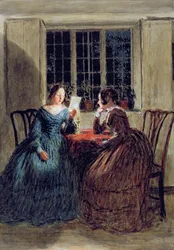 Szene bei Kerzenlicht