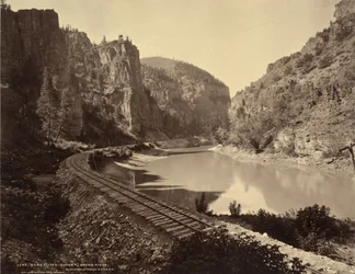 Echo Cliffs, Schlucht des Grand River, Glenwood Extension, D. & R. G. R. R.
