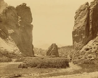 Eingang zum Garden of the Gods und Pikes Peak
