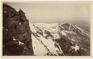 Blick nach Westen vom Gipfel des Pikes Peak