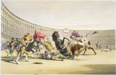 Der Picador in Gefahr, 1865
