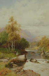 Ein ruhiger Ort im Festiniog-Tal, Wales, 1909