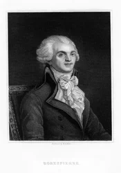 Maximilien de Robespierre, einer der Anführer der Französischen Revolution, 19. Jahrhundert