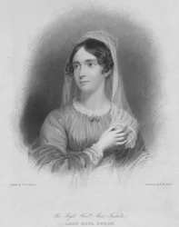 Die sehr ehrenwerte Anne Isabella Lady Noel Byron, Ehefrau des Dichters George Gordon Byron, häufiger