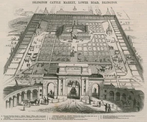 Islington Viehmarkt, Lower Road, Islington, London