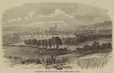 Weissenburg, der Schauplatz des ersten Sieges des Kronprinzen