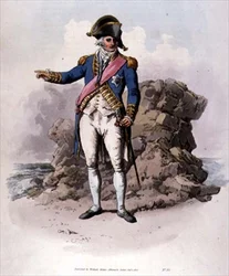 Admiral in voller Uniform, trägt den Order of Bath aus 