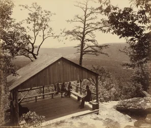 Nesquehoning-Tal, von Packers Punkt, um 1895
