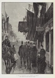 Eine Stadt in Trauer, die Straßen von Berlin