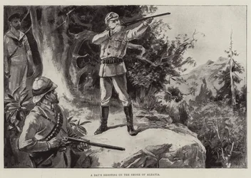 Ein Tag Schießen an der Küste von Albanien