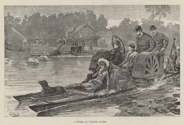 Ein Picknick am Virginia Water