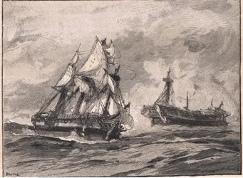 Arethusa und die Belle Poule AD 1778