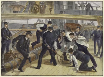 Leben an Bord eines Kriegsschiffs