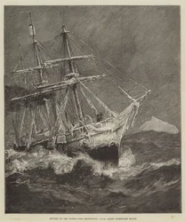 Rückkehr der Nordpolexpedition, HMS Alert auf Heimfahrt
