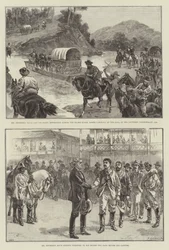 Szenen aus dem Leben von Jefferson Davis