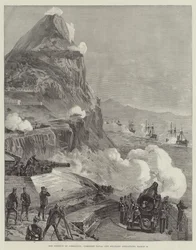 Die Verteidigung von Gibraltar, kombinierte Marine- und Militäroperationen, 13. März