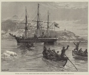 Die Eira-Arktis-Expedition, Rettung von Mr. B. Leigh Smith und der Besatzung in der Matotchkin-Straße, Nova Zembla