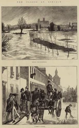 Die Überschwemmungen in Lincoln