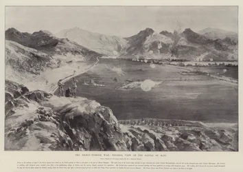 Der Griechisch-Türkische Krieg, Gesamtansicht der Schlacht von Mati