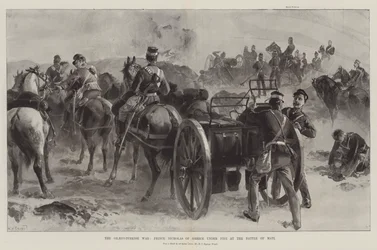 Der Griechisch-Türkische Krieg, Prinz Nikolaus von Griechenland unter Beschuss in der Schlacht von Mati