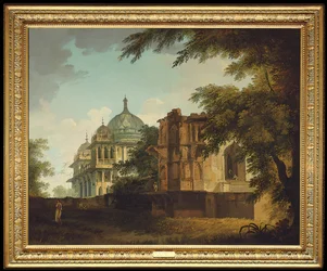 Ansicht einer Moschee in Mounheer