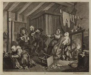 Der Lebensweg einer Dirne, Tafel 5