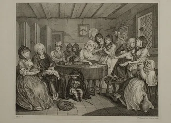 Der Lebensweg einer Dirne: Tafel 6