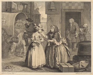 Der Lebensweg einer Dirne: pl.1